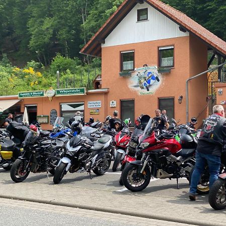 Ferienwohnung Wisperstube - Heidenrod Geroldstein - Bikertreff Dickschied Exterior foto